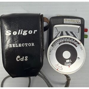 Soligor Selector Cds Light Meter Lightmeter Photography Tool Vintage